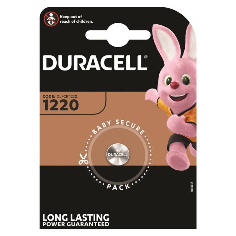 DURACELL PILA BOTON LITIO CR1220 3V BLISTER*1