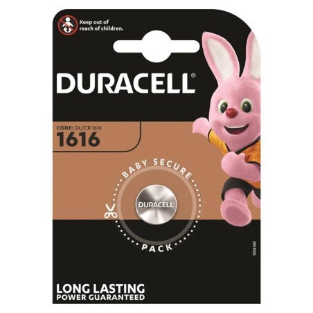 DURACELL PILA BOTON LITIO CR1616 3V BLISTER*1