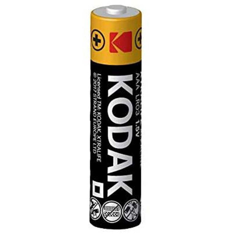 Pila alcalina Kodak mediana redonda de 1,5V.