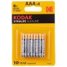 PILA ALCALINA KODAK AAA LR3 1,5V (pack 80 PILAS)