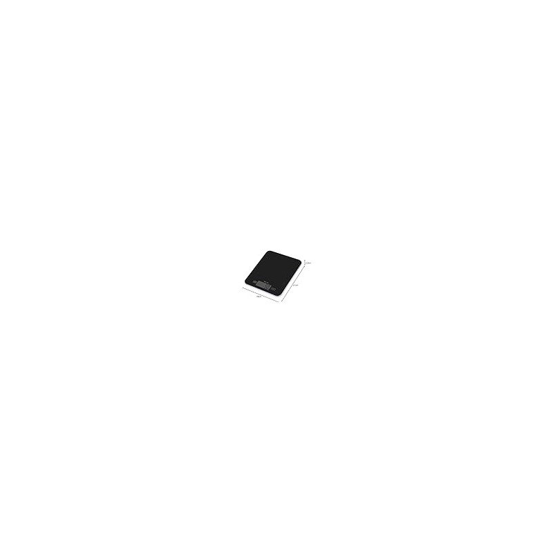 Emos EV022 – Báscula de cocina digital, color negro